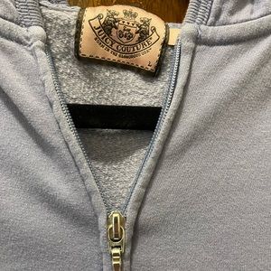 Light Blue Juicy Couture Zip Up